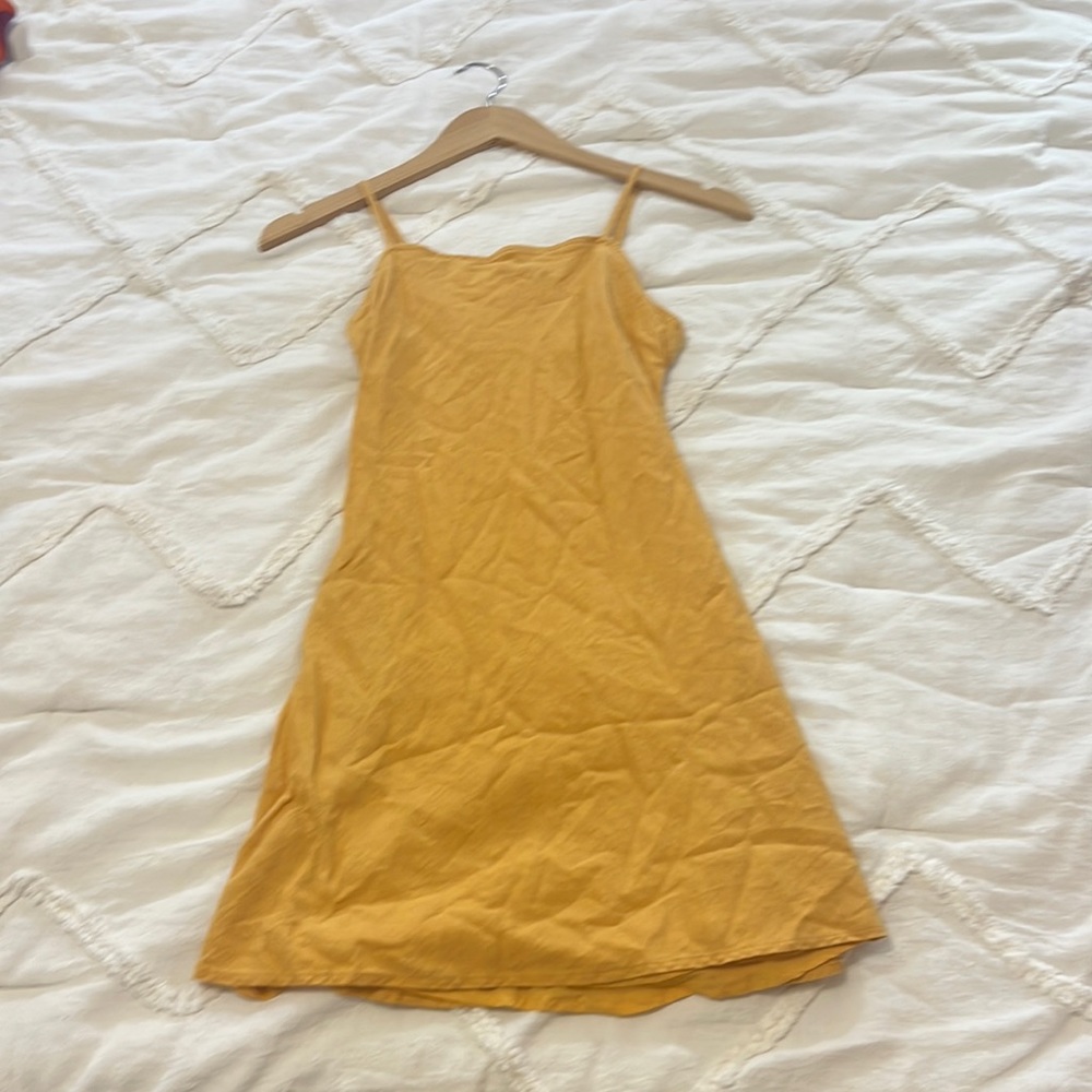Yellow Abercrombie mini dress